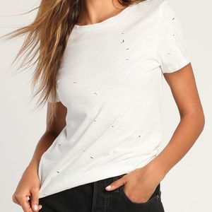 Lulus Raw Talent Distressed Tee